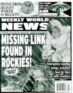 Five Classic Weekly World News Covers - Weekly World News