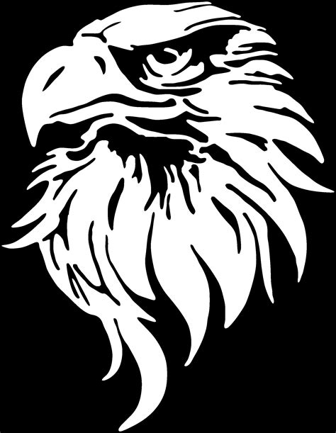 Eagle head | Animal stencil, Silhouette art, Silhouette stencil