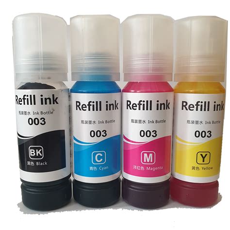 EPSON 003 L1110 L3110 L3150 L3156 Refill INK - Sixtar