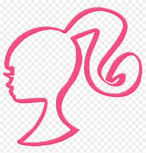 Barbie Head Svg