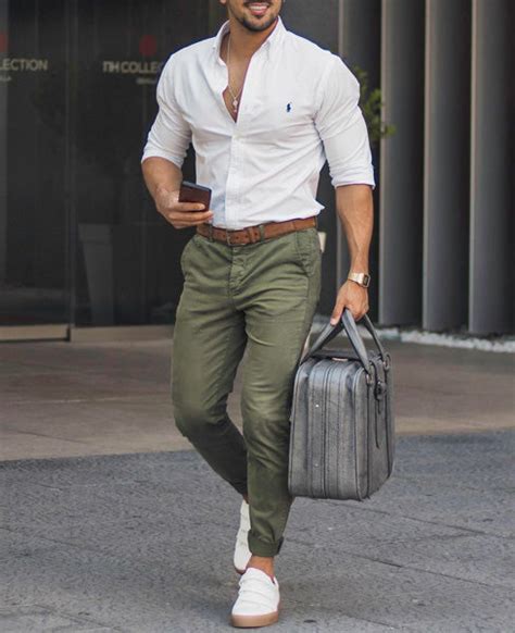 Men's Style | What to Wear with Army Green pants – Tonywell