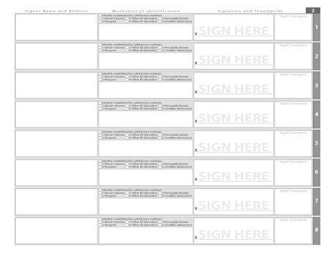 Printable Notary Public Journal Template - Printable Form, Templates ...