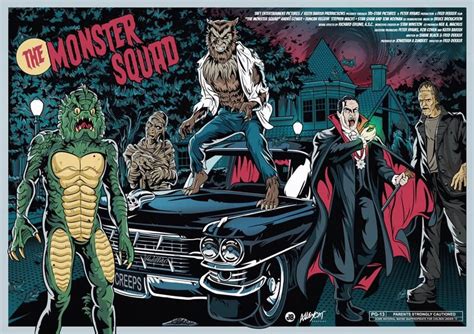 Monster Squad 80s Horror Print Alternative Movie Poster - Etsy UK