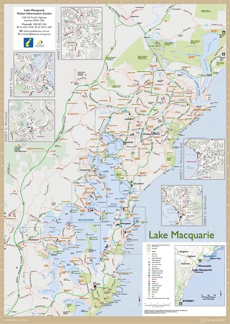 Lake Macquarie - NSW - Maps - Street Directories - Places to Visit ...