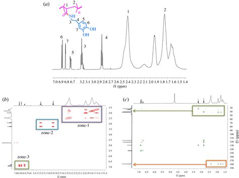 (a) ¹H NMR (solvent peak omitted for clarity), (b) ¹H-¹H COSY spectra ...