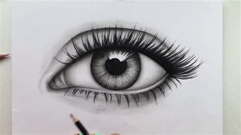 How to Draw a Realistic Eye - YouTube