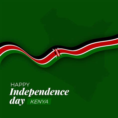 Premium Vector | Vector flat design kenya independence day flag