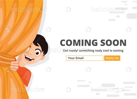 Coming soon website template - Download Graphics & Vectors