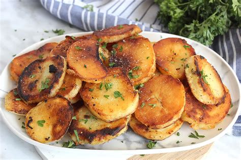 Crispy Fried Potato Slices - Bite On The Side