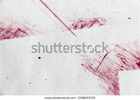 Abstract Red Paint Brush Stroke Background Stock Illustration ...