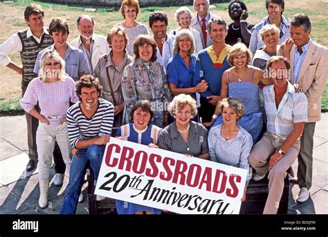 CROSSROADS - UK TV series (1964-88) cast celebrating the 20th ...