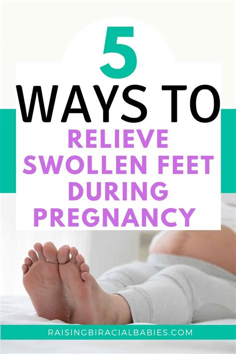 5 Life Saving Remedies For Swollen Feet During Pregnancy - Raising ...