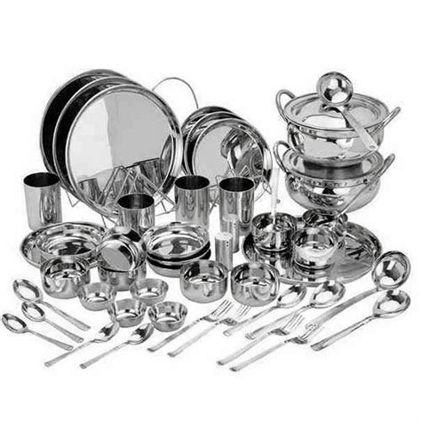 VS VIJAYSTEEL Round Steel Utensils, For Home/Hotel at Rs 250/kilogram ...