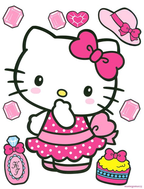 Hello Kitty Line Drawing | Free download on ClipArtMag