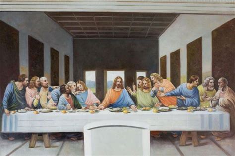 Describe the Last Supper Painting Using Your Senses