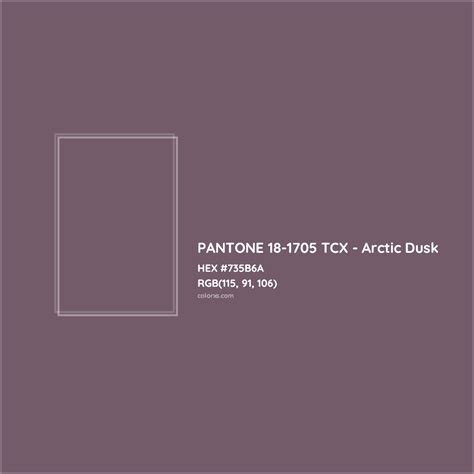 PANTONE 18-1705 TCX - Arctic Dusk Complementary or Opposite Color Name ...