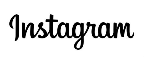 Instagram Font and Instagram Logo