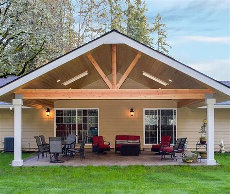 Open Gable Patio Cover Design Building Pergola Backya - vrogue.co