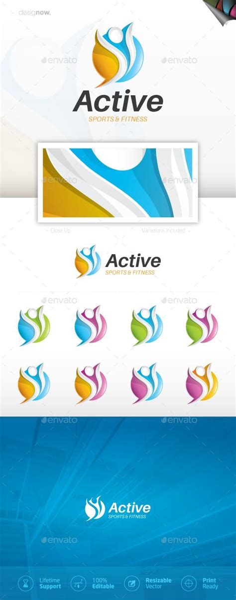 Active Logo | Vector logo, Logo templates, Web graphic design