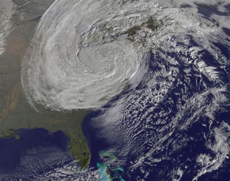 Satellite captures the life and death of Hurricane Sandy on Halloween ...