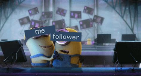 Love my followers gif tumblr | Minions funny, Minions love, Minion pictures