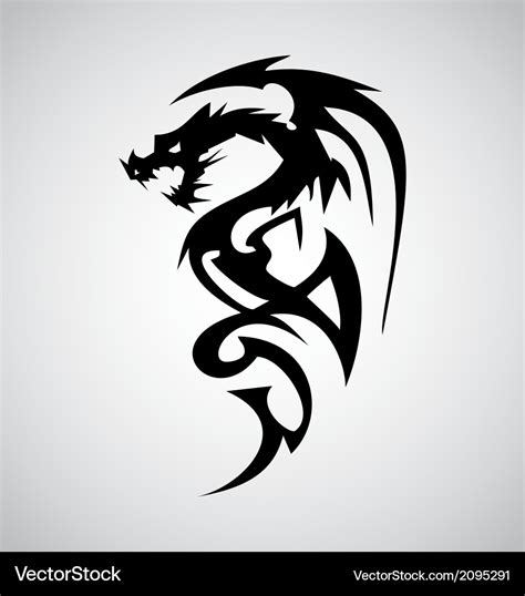 Dragon Symbol Tattoo Designs