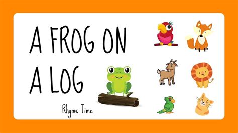 Frog On A Log - ELT Buzz Video Lessons