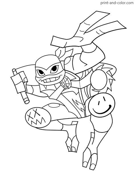 Rise of Teenage Mutant Ninja Turtles coloring pages | Print and Color.com