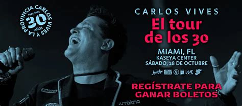 Win VIP tickets to Carlos Vives - Lamusica.com