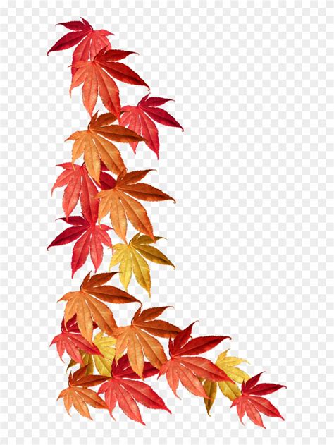 Border Of Autumn Leaves - Autumn Leaves Border Png - Free Transparent ...