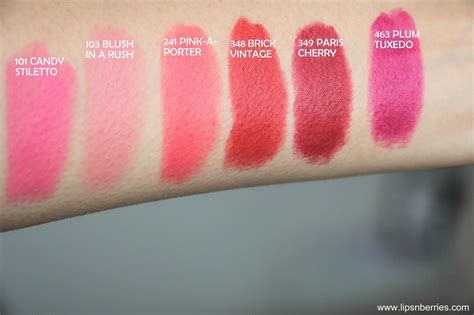 L'oreal Paris Color Riche Matte Addiction Lipsticks Review | LIPS n BERRIES