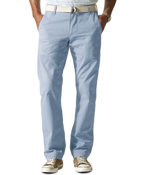 Lyst - Dockers D1 Slim Fit Alpha Khaki Flat Front Pants in Blue for Men