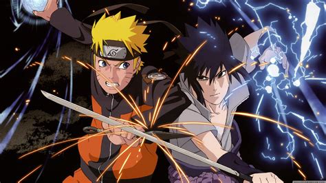 Naruto VS Sasuke UHD 4K Wallpaper | Pixelz