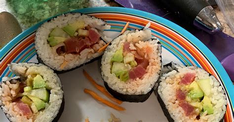 Spicy Tuna Sushi Roll Recipe | Allrecipes