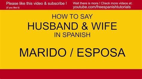 Spanish Word For Husband - armes