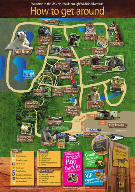 Lake District Wildlife Park Map