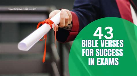 43 Bible Verses For Success In Exams - Bible Verses