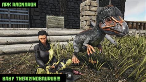 Taming And Breeding The Therizinosaurus! Ark Ragnarok Part 25 - YouTube