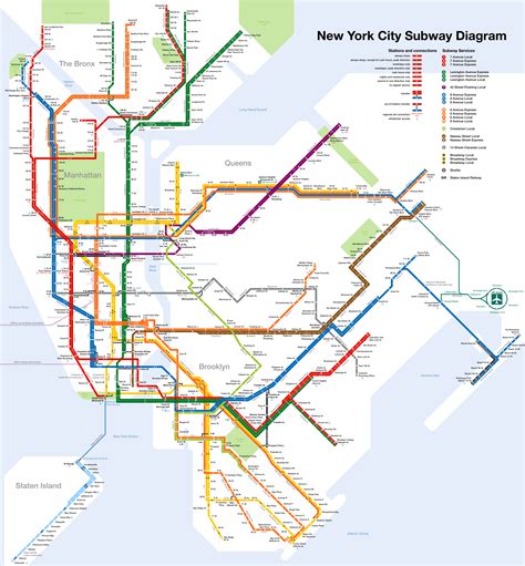 New York Subway Map and Travel Guide - TourbyTransit.com