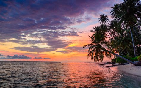 Indonesia Banyak Islands Sumatra Tropical Desert Beach Sunset Sky Sea ...