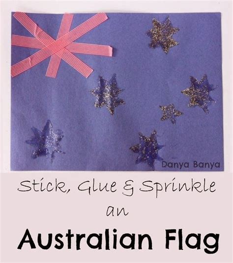 Australian Flag Craft for Kids – Danya Banya | Flag crafts, Australian ...