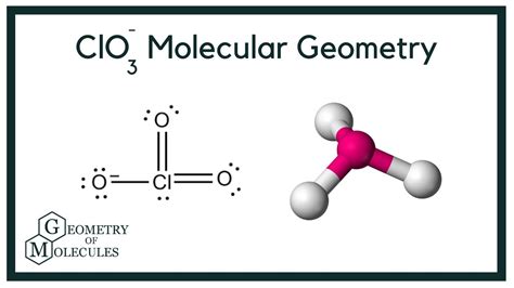 ClO3- Molecular Geometry, Shape & Bond Angles (Chlorate Ion) - YouTube