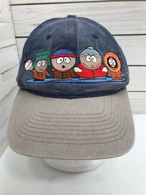 Vintage South Park Characters 1998 Comedy Central Strapback Dad Hat ...