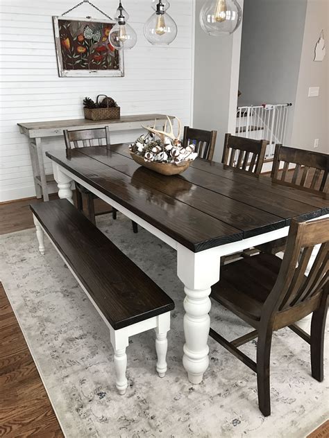 10+ Modern Farmhouse Kitchen Table - DECOOMO