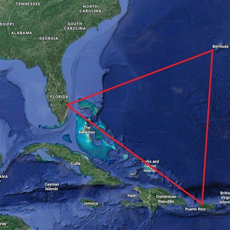 Bermuda Triangle Location Google Maps