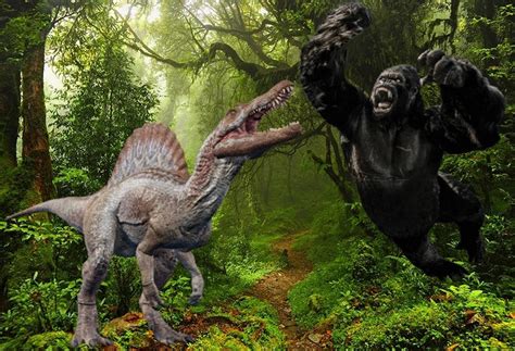 King Kong vs Spinosaurus by Dreddzilla on DeviantArt