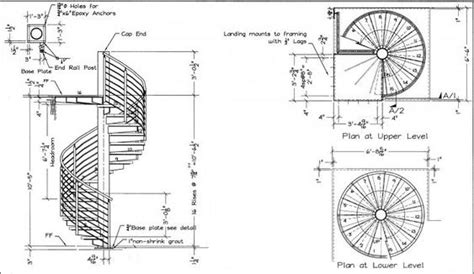 Modern Spiral Stairs Dimensions With Spiral Staircase Dimensions | for ...