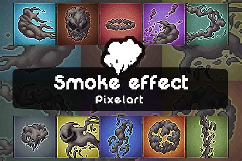 Smoke Effects Pixel Art Download Pack - CraftPix.net