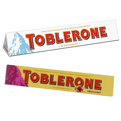 Toblerone White and Fruit N Nuts Chocolate 100gm Pack of 2 – glamshow