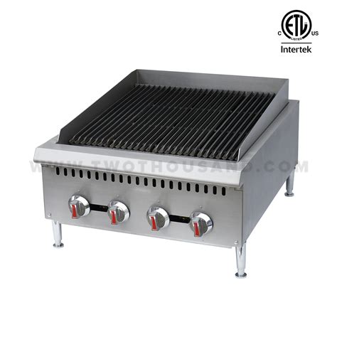 48'' 160000BTU/hr ETL Commercial Gas Charbroiler Grill GCB-48 Chinese ...